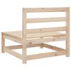 vidaXL Juego de sofás de jardín 8 pzas madera maciza de pino