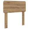 vidaXL Estructura de cama con cabecera Roble artesanal 100 x 200 cm