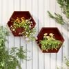 vidaXL Jardineras de pared 2 uds acero corten oxidado 46x10x40 cm