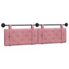 vidaXL Cabecero colgante Rosa Terciopelo