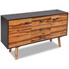 vidaXL Aparador de madera de acacia 115x35x70 cm