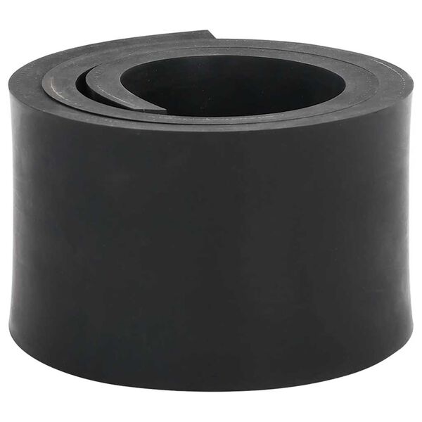 vidaXL Borde de goma para quitanieves negro 80x8x1 cm