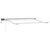vidaXL Armaz&oacute;n de toldo manual con LEDs 3,5 x 2 m Aluminio