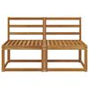 vidaXL 2 Pieza Sof&aacute; intermedio de exterior Madera de Acacia S&oacute;lida