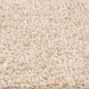 vidaXL Alfombra Shaggy Antideslizante Crema 160 x 160 cm PP
