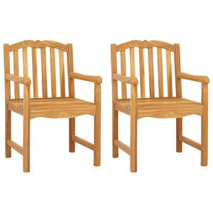 vidaXL Silla de concha tallada a mano 2 uds. Natural