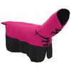 vidaXL Manta para Caballo Rosa y Negro 145 cm Poli&eacute;ster