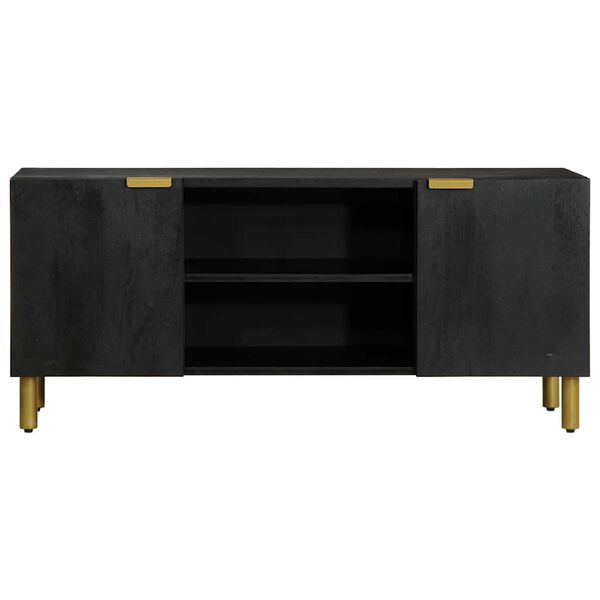 vidaXL Mueble de TV madera de ingenier&iacute;a negro 105x33x46 cm