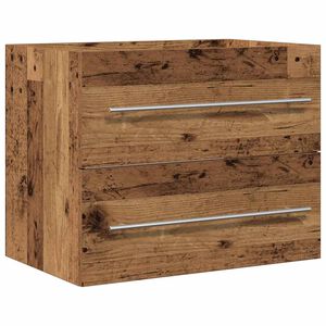 vidaXL Mueble de ba&ntilde;o para lavabo de madera antigua 60x38,5x48 cm