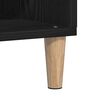 vidaXL Vitrina Roble Negro 103,5 x 35 x 70 cm Madera contrachapada