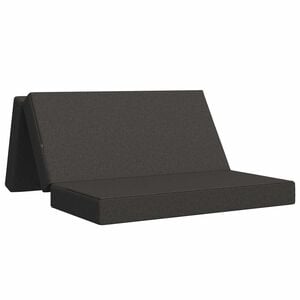 vidaXL Sof&aacute; Cama Plegable 120 x 67 x 45 cm Gris oscuro