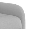 vidaXL Sill&oacute;n reclinable de tela gris nube