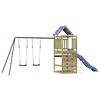 vidaXL Parque infantil de exterior madera de pino impregnada