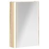 vidaXL Armario con espejo de ba&ntilde;o Roble Sonoma 33 x 11,5 x 50 cm