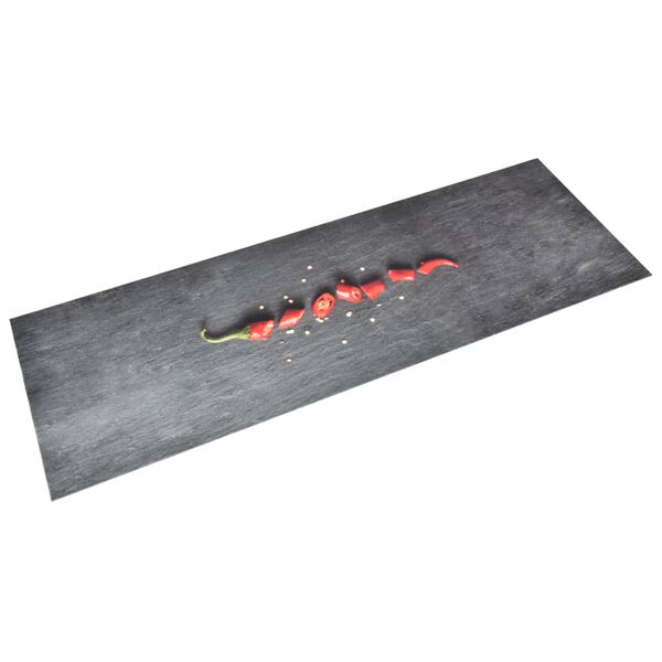 vidaXL Alfombra de cocina lavable Pepper 60x300 cm