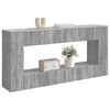 vidaXL Mesa Consola Gris Sonoma 155 x 29 x 74 cm Madera de ingenier&iacute;a