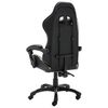 vidaXL Silla gaming de cuero sint&eacute;tico negro y camuflaje