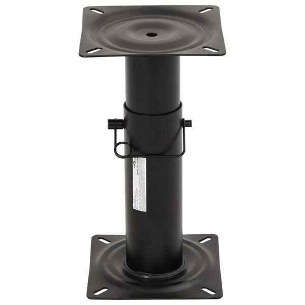 vidaXL Pedestal para asiento de barco ajustable acero 28-45,5 cm