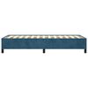 vidaXL Estructura de cama sin colch&oacute;n terciopelo azul oscuro 80x200 cm