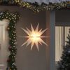 vidaXL L&aacute;mparas de Navidad LED plegables 3 unidades blanco 100 cm