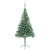 vidaXL &Aacute;rbol de Navidad artificial con luces y bolas 564 ramas 180 cm