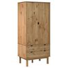 vidaXL Armario OTTA madera maciza pino 76,5x53x172 cm
