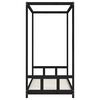 vidaXL Estructura de cama para niños madera de pino negro 90x190 cm