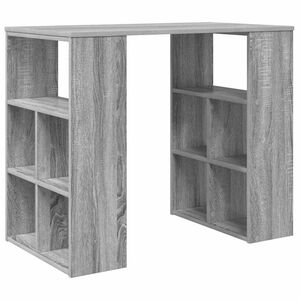 vidaXL Escritorio Gris Sonoma Madera de ingenier&iacute;a 90 x 50 x 75 cm