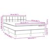 vidaXL Cama box spring con colch&oacute;n terciopelo rosa 140x210 cm
