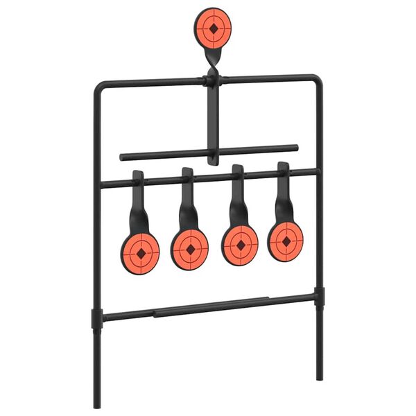 vidaXL de restablecimiento Negro 40 x 34 x 53 cm Acero