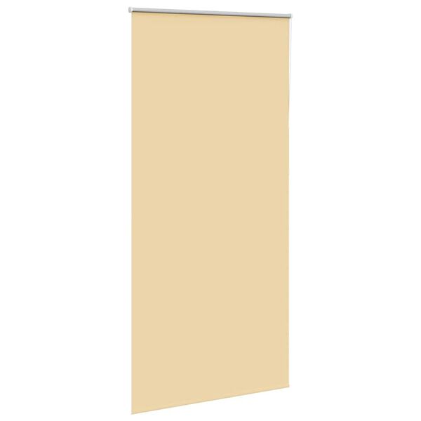 vidaXL Estor Enrollable Opaco Beige 100x210 cm Tela Ancho 95,7 cm