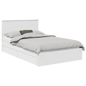 vidaXL Cama con almacenamiento 120 x 190 cm Madera de ingenier&iacute;a