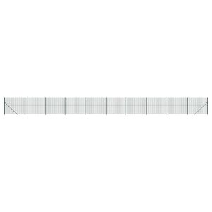 vidaXL Cerca de alambre con brida verde 2x25 m