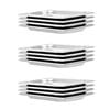 vidaXL Bandejas Gastronorm 12 unidades GN 1/4 20 mm acero inoxidable