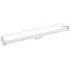 vidaXL Paneles de pared 12 uds terciopelo rosa 90x15 cm 1,62 m²