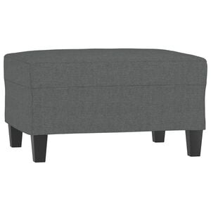 vidaXL Reposapi&eacute;s de tela gris oscuro 70x55x41 cm