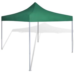 vidaXL Cenador plegable verde 3x3 m