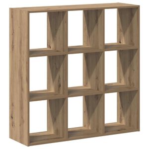 vidaXL Estanter&iacute;a de madera de ingenier&iacute;a roble artesano 102x32x102 cm
