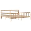 vidaXL Estructura de cama sin colch&oacute;n madera maciza de pino 180x200 cm