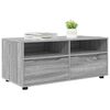 vidaXL Gabinete de TV con caj&oacute;n Gris Sonoma 100 x 48 x 43 cm