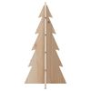 vidaXL &Aacute;rbol de Navidad de madera de adorno madera maciza pino 59,5 cm