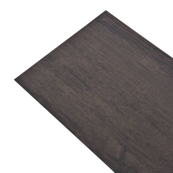 vidaXL Lamas de suelo no autoadhesivas PVC roble gris oscuro 5,26 m²