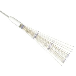 vidaXL Luz de petardo de navidad exterior azul 140 LEDs 20 cm