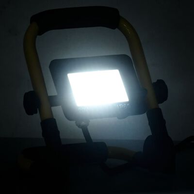vidaXL Foco LED con asa 20 W blanco frío