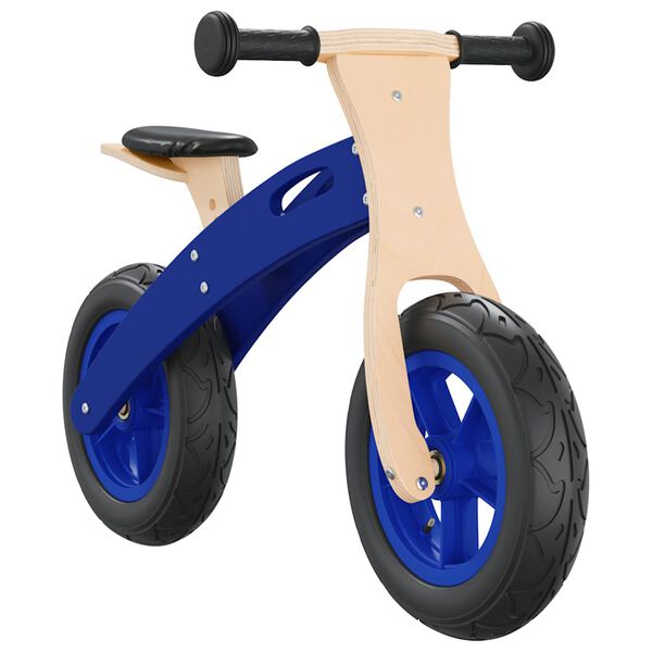 vidaXL Bicicleta sin pedales para ni&ntilde;os con neum&aacute;ticos de aire azul