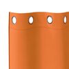 vidaXL Cortinas Opacas con Anillas 2 pcs Naranja Brillante