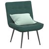 vidaXL Sill&oacute;n de relax terciopelo verde oscuro 64x74x84 cm