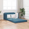 vidaXL Sof&aacute; cama de suelo 2 en 1 terciopelo azul 122x204x55 cm