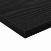 vidaXL Tablero de Estanter&iacute;a 4 pcs Negro 40 x 40 x 1,5 cm