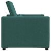 vidaXL Cama Sofá Desplegable Individual Verde oscuro 90 x 165 x 87 cm